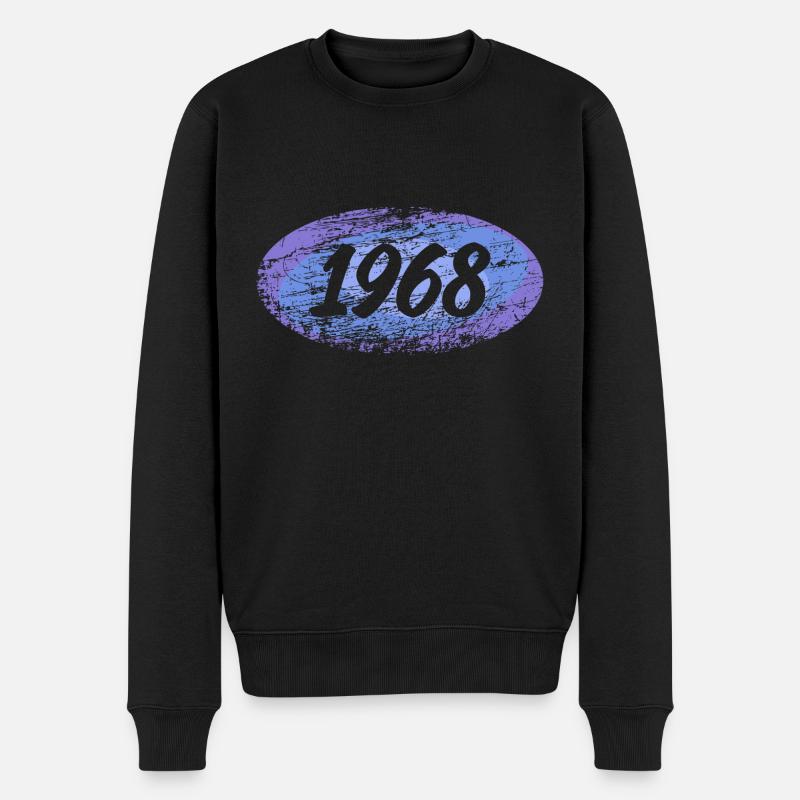 1968 1968 - Pull Premium bio Homme - noir