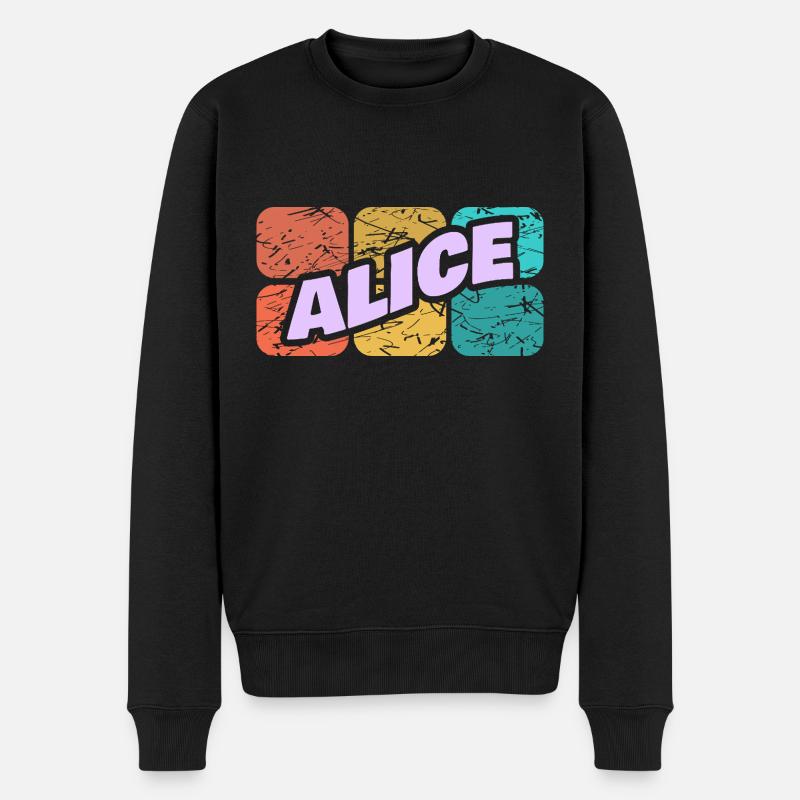 Cadeau pour Alice - Pull Premium bio Homme - noir