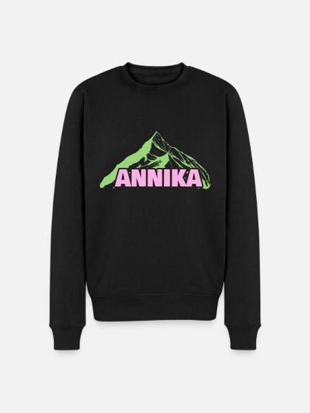 Mountaineering Annika - Men's Premium Organic Jumper - black