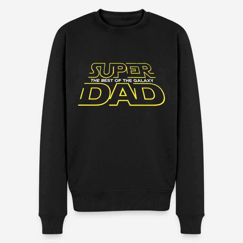 SUPER DAD - Pull Premium bio Homme - noir