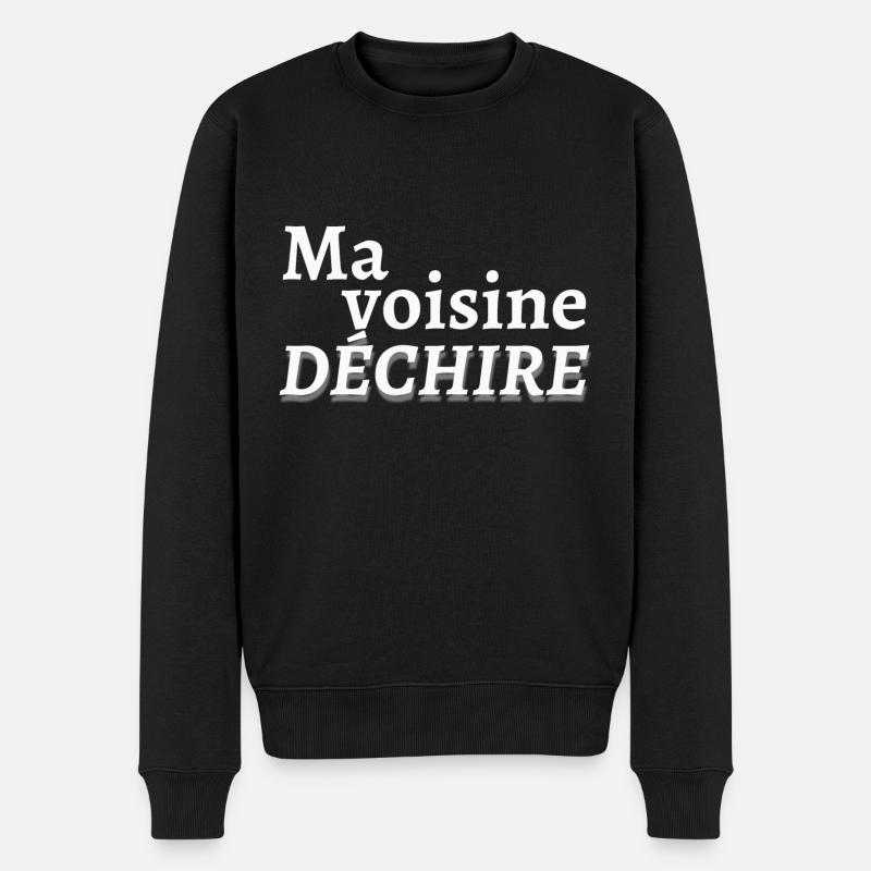 Ma voisine déchire - Pull Premium bio Homme - noir