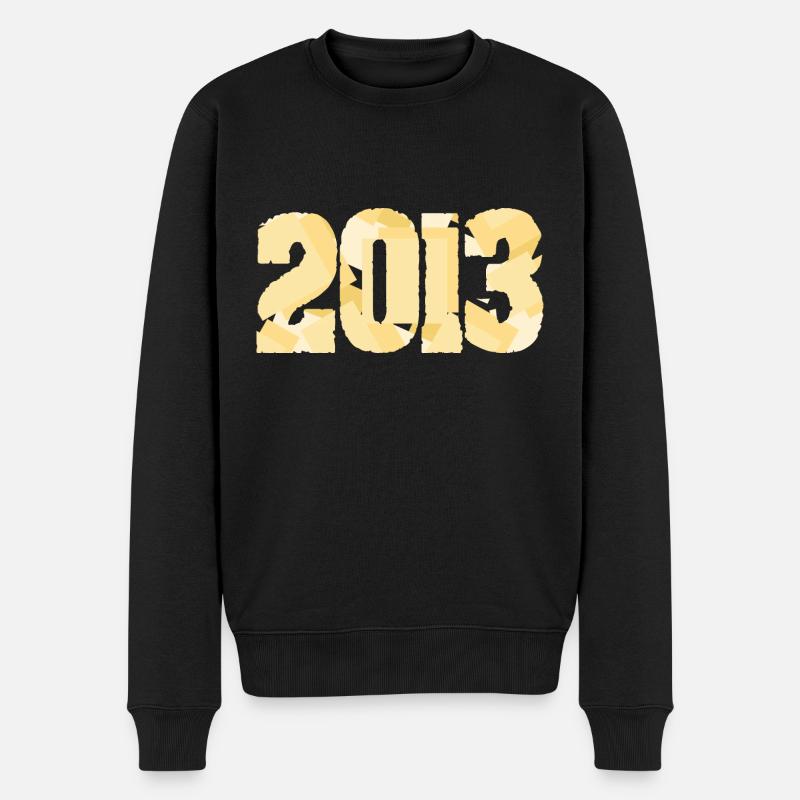 2013 - Männer Premium Bio Pullover - Schwarz