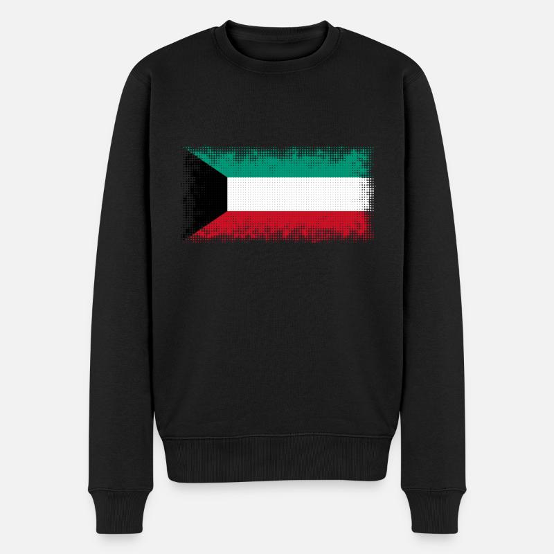 Geschenk für Kuwait - Männer Premium Bio Pullover - Schwarz