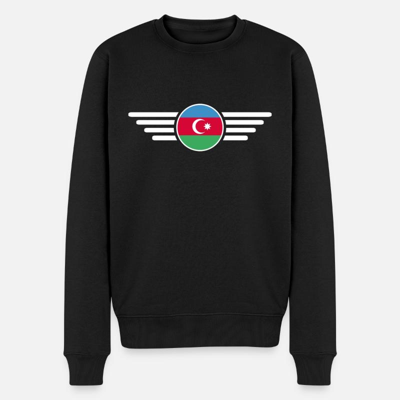 Aserbaidschan Stil Design T-Shirt - Männer Premium Bio Pullover - Schwarz