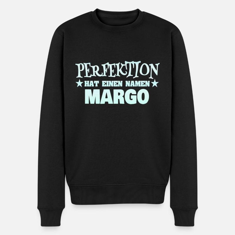 Geschenk für Margo - Männer Premium Bio Pullover - Schwarz