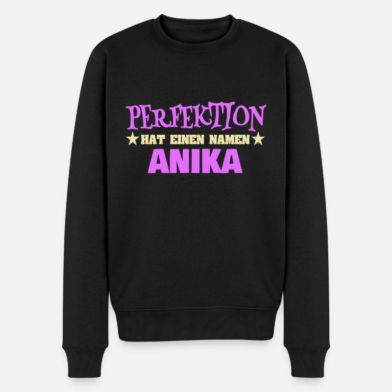 Nom de la femme Anika - Pull Premium bio Homme - noir