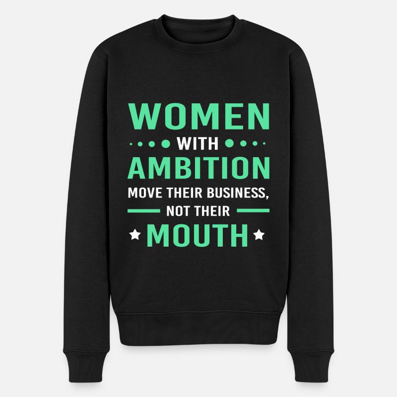 Entrepreneur - Pull Premium bio Homme - noir
