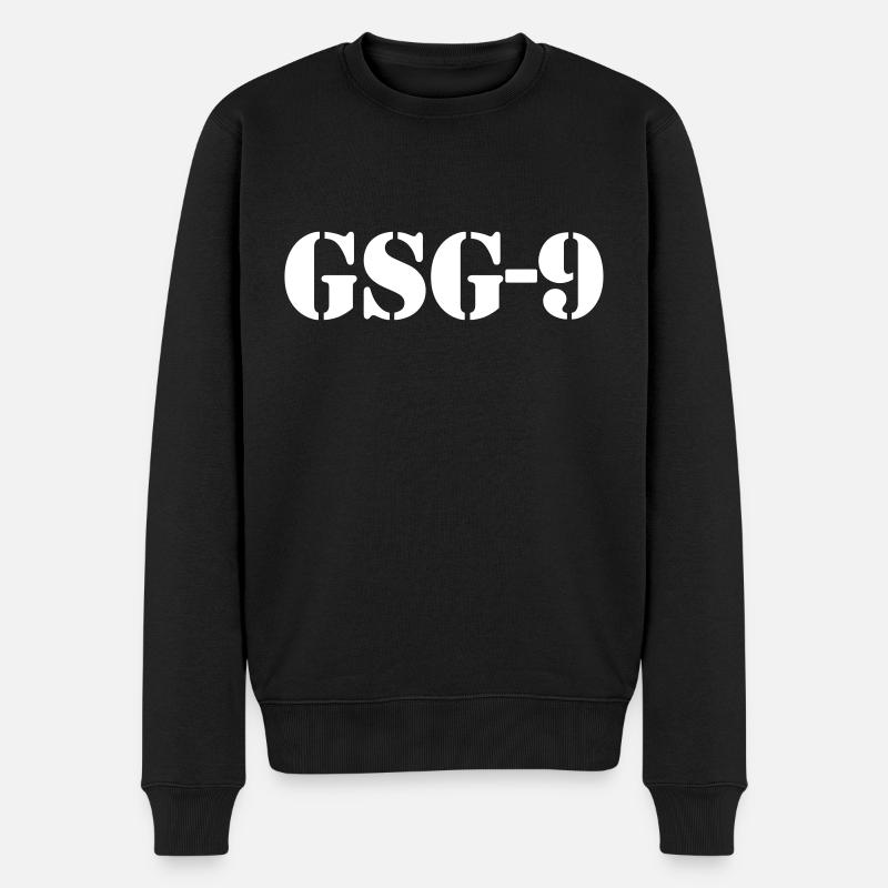Vecteur militaire GSG 9 - Pull Premium bio Homme - noir