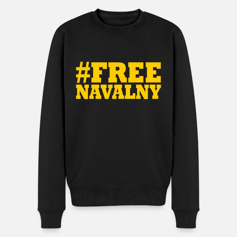 free Navalny - Pull Premium bio Homme - noir