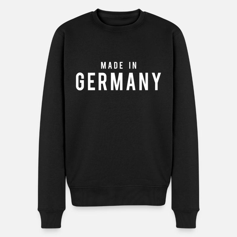 MADE IN GERMANY - Pull Premium bio Homme - noir