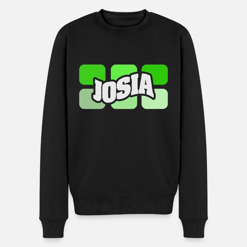 Josias - Pull Premium bio Homme - noir
