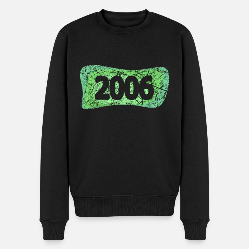 Kratzer 2006 - Männer Premium Bio Pullover - Schwarz