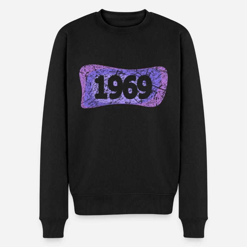 Réunion de classe 1969 - Pull Premium bio Homme - noir