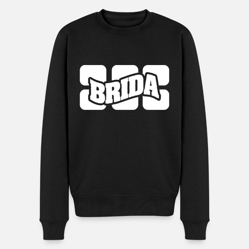 Geschenk für Brida - Männer Premium Bio Pullover - Schwarz