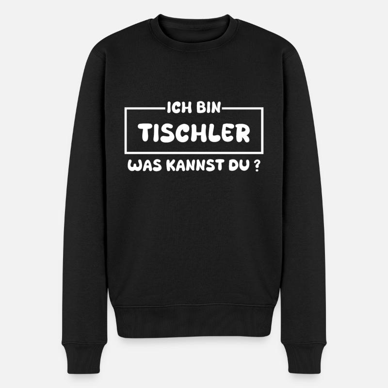 Profession : Charpentier - Pull Premium bio Homme - noir