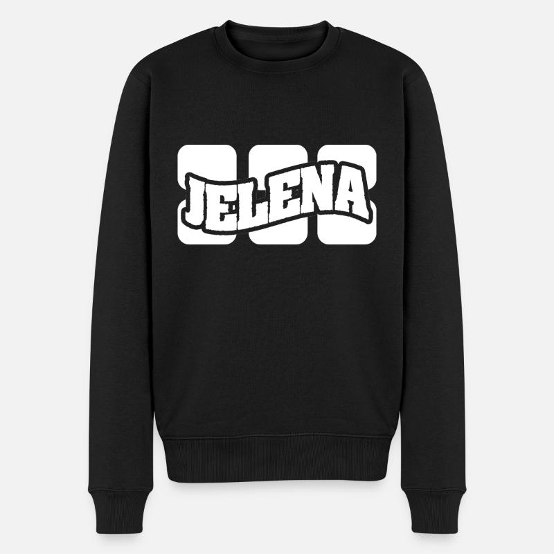 Nom Jelena - Pull Premium bio Homme - noir