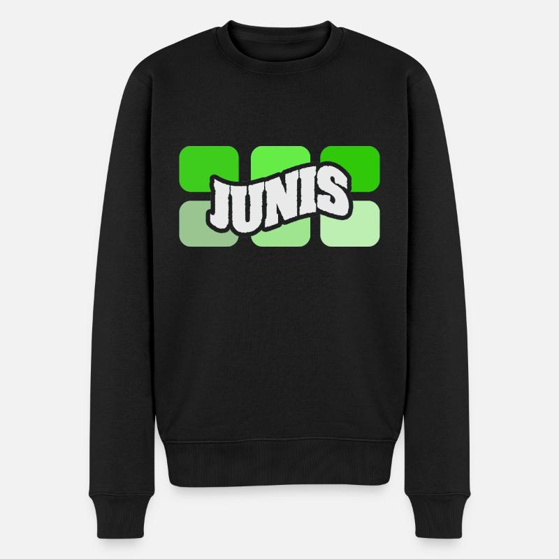 Nom Junis - Pull Premium bio Homme - noir