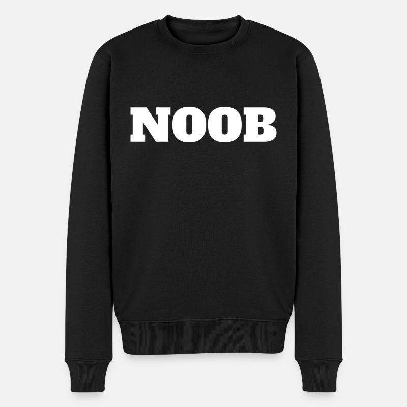 Noob - Økologisk premium-sweatshirt til mænd - sort