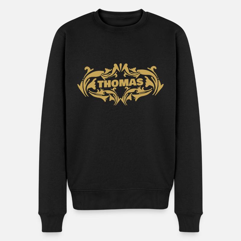Thomas - Pull Premium bio Homme - noir