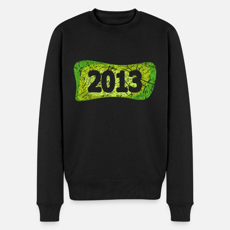 Kratzer 2013 - Männer Premium Bio Pullover - Schwarz