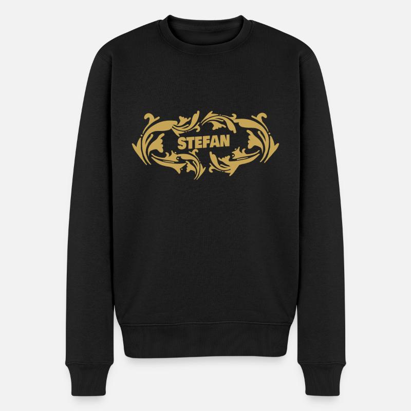 Frère Stefan - Pull Premium bio Homme - noir