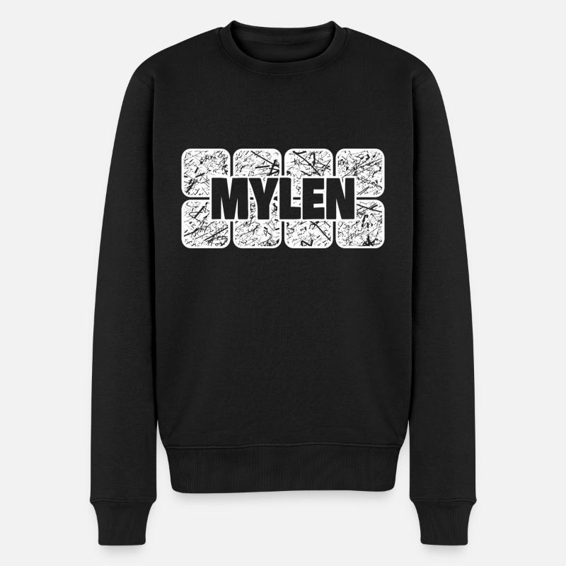 Mylène - Pull Premium bio Homme - noir