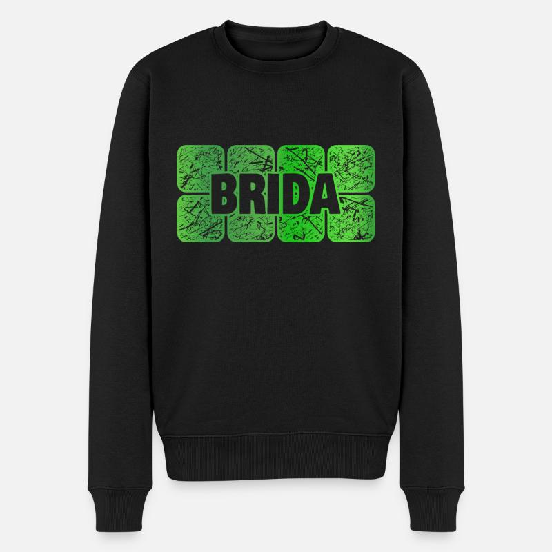 Brida comme prénom - Pull Premium bio Homme - noir