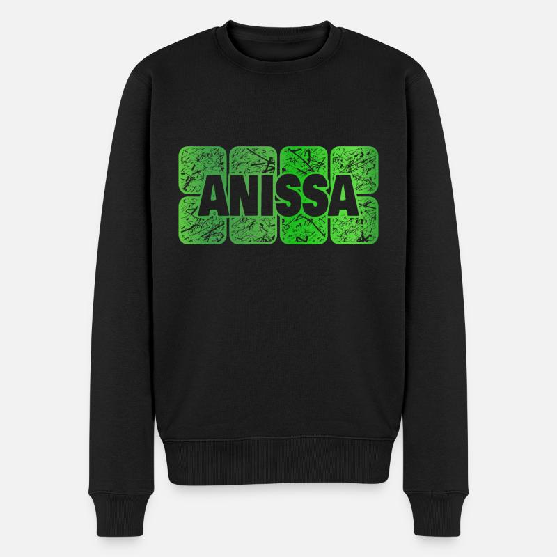 Anissa comme prénom - Pull Premium bio Homme - noir