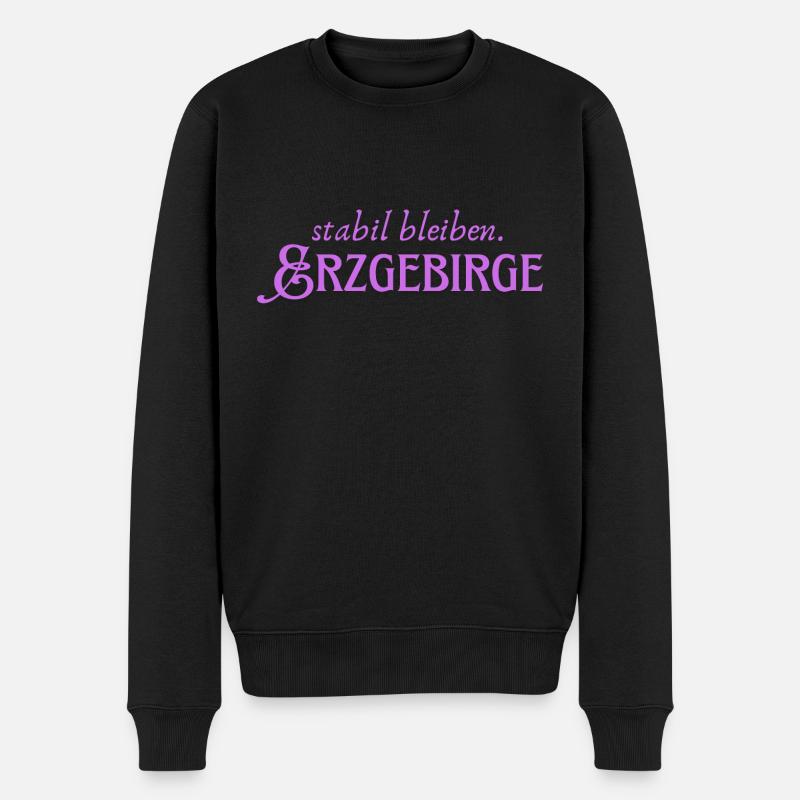 Rester stable Erzgebirge - Pull Premium bio Homme - noir