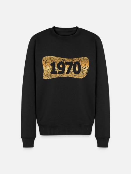 Gold bars 1970 - Men's Premium Organic Jumper - black