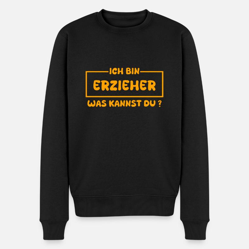 Cadeau pour les éducateurs - Pull Premium bio Homme - noir