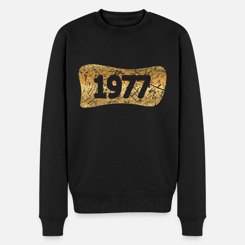 Lingots d’or 1977 - Pull Premium bio Homme - noir