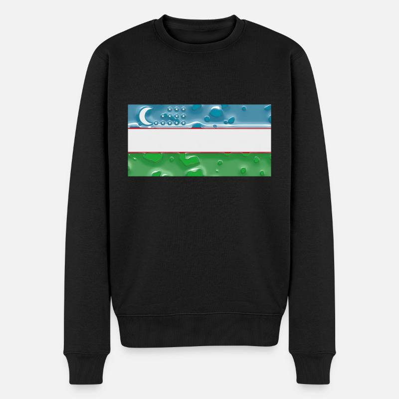 Ouzbékistan - Pull Premium bio Homme - noir