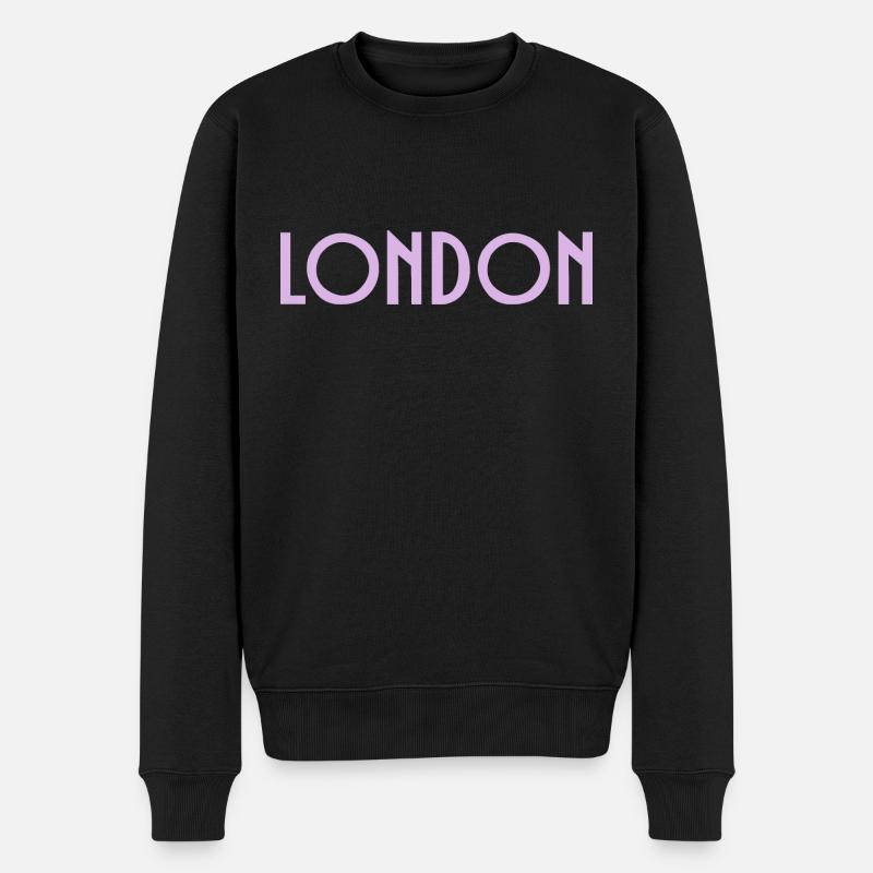 Londres - Pull Premium bio Homme - noir