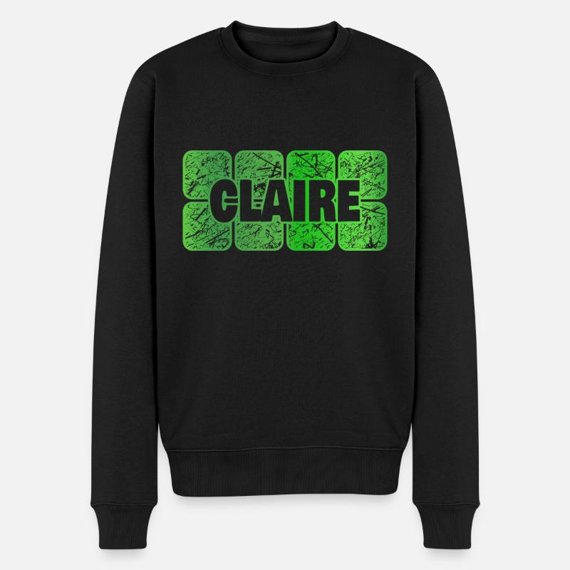 Claire - Pull Premium bio Homme - noir