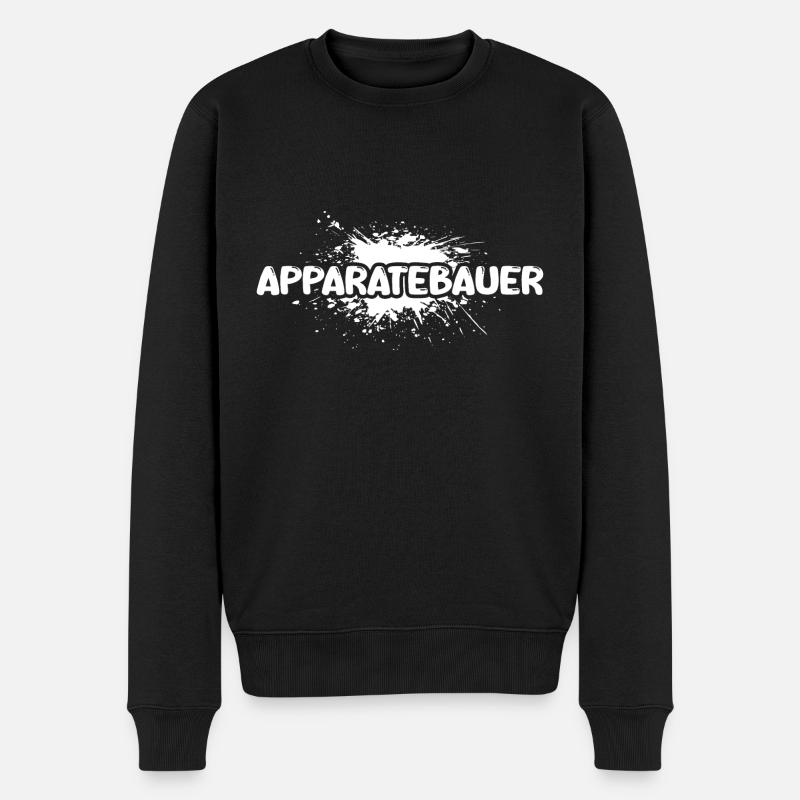 Geschenk für Apparatebauer - Männer Premium Bio Pullover - Schwarz