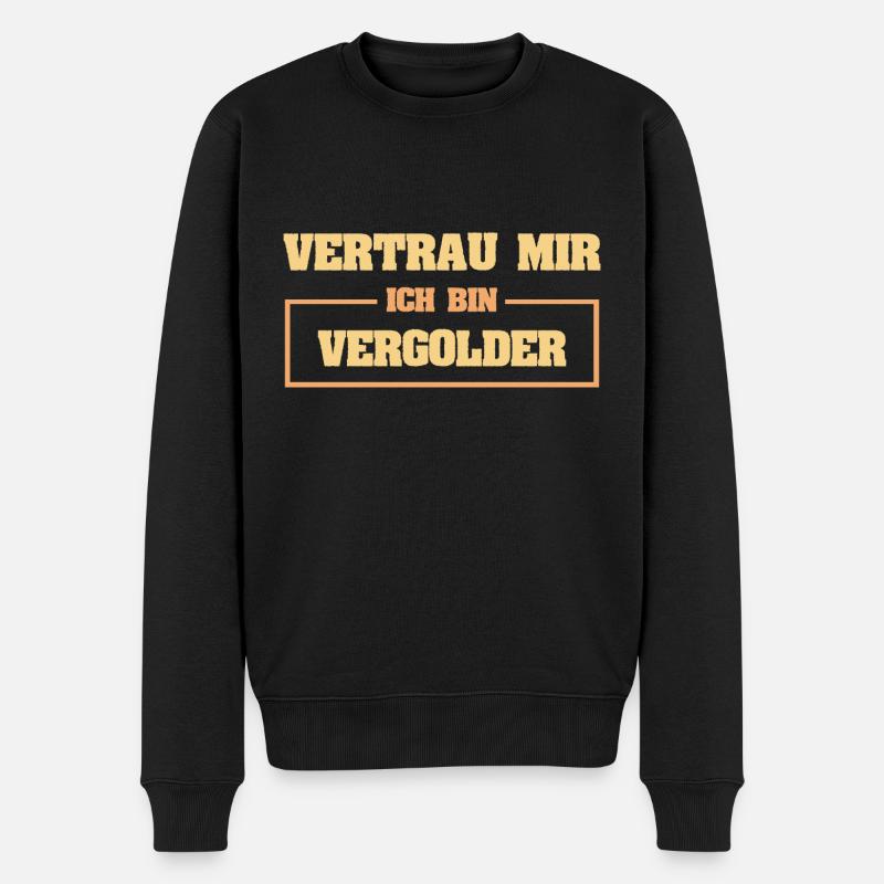 Gilder comme Lustig - Pull Premium bio Homme - noir