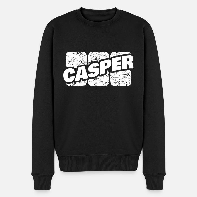 Casper Casper - Pull Premium bio Homme - noir