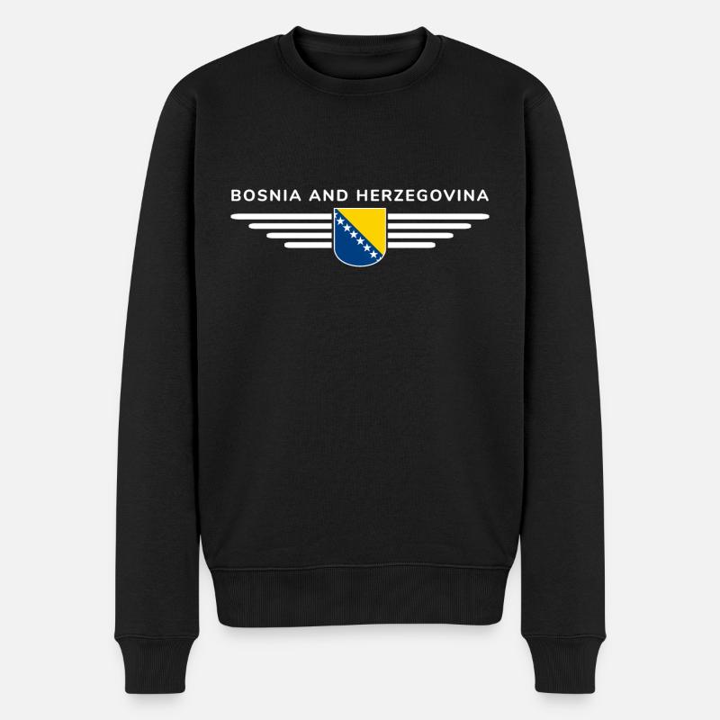 T-Shirt Bosnie-Herzégovine - Pull Premium bio Homme - noir
