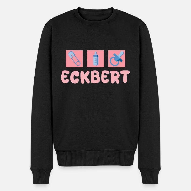 Geschenk für Eckbert - Männer Premium Bio Pullover - Schwarz