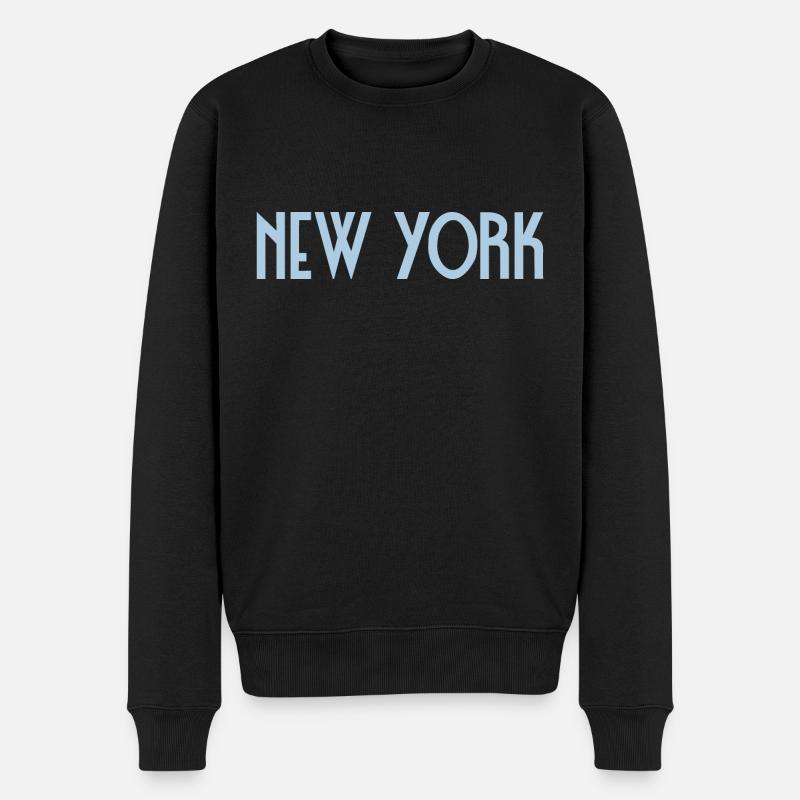 New York - Pull Premium bio Homme - noir