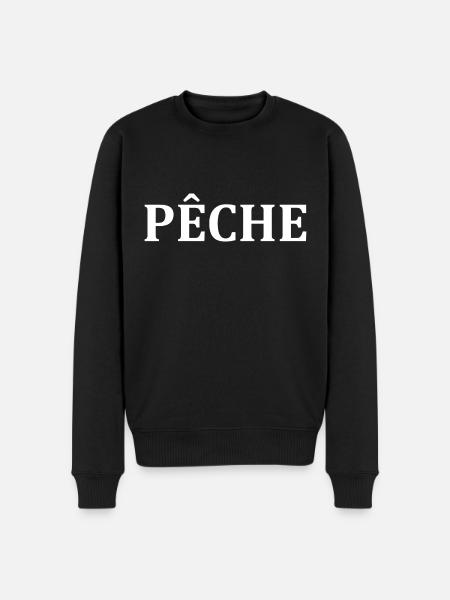 Pêche - Pull Premium bio Homme - noir