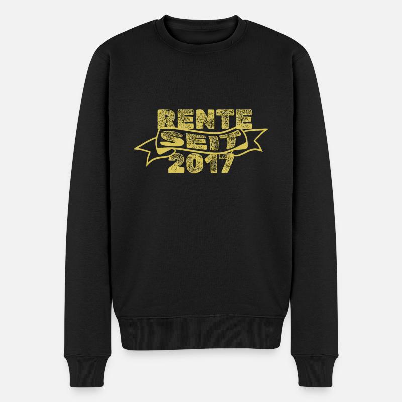 Witzig 2017 - Männer Premium Bio Pullover - Schwarz