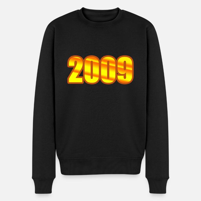 2009 - Männer Premium Bio Pullover - Schwarz