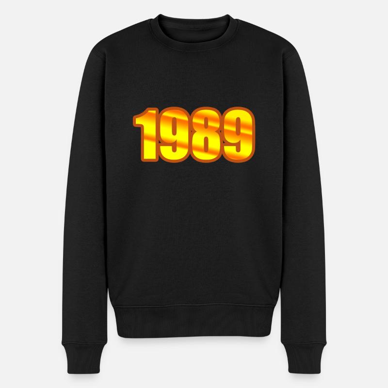 Année 1989 - Pull Premium bio Homme - noir