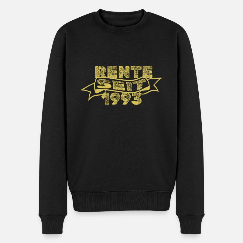 1993 - Männer Premium Bio Pullover - Schwarz