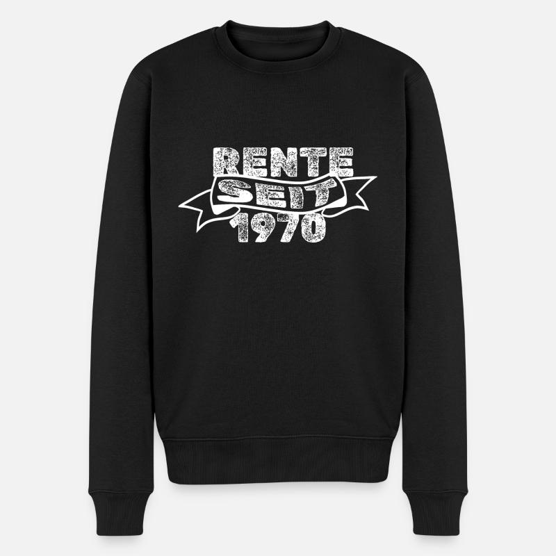 Retraite 1970 - Pull Premium bio Homme - noir