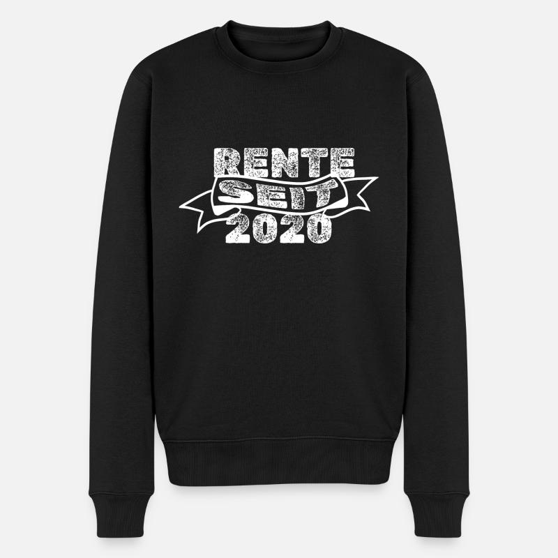 2020 - Männer Premium Bio Pullover - Schwarz