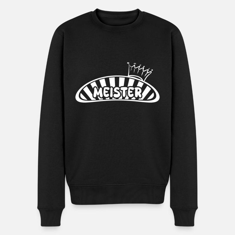 Beruf Meister - Männer Premium Bio Pullover - Schwarz