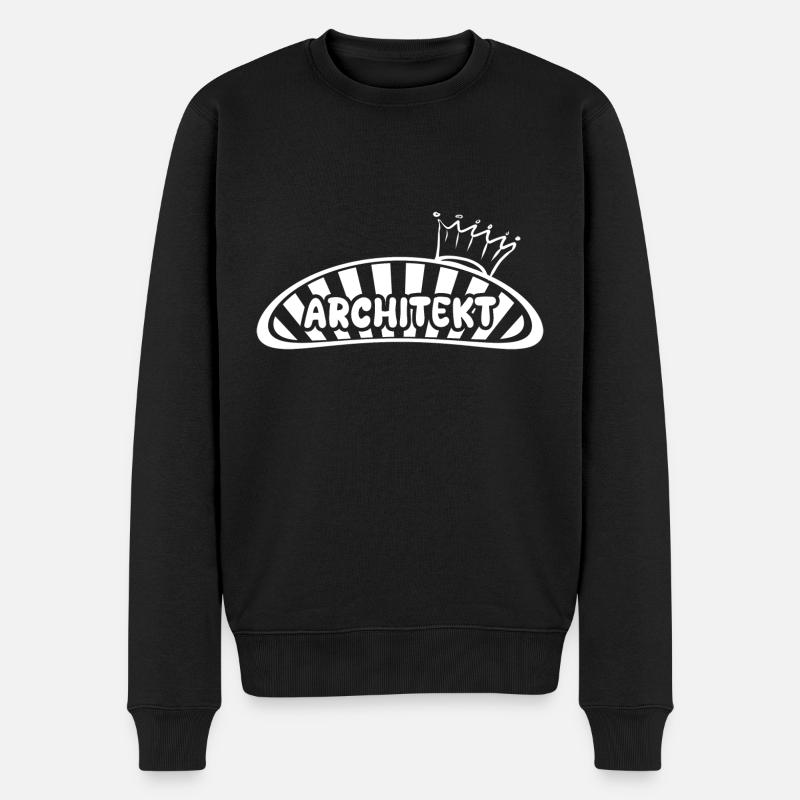Gift for Architect - Men's Premium Organic Jumper - black